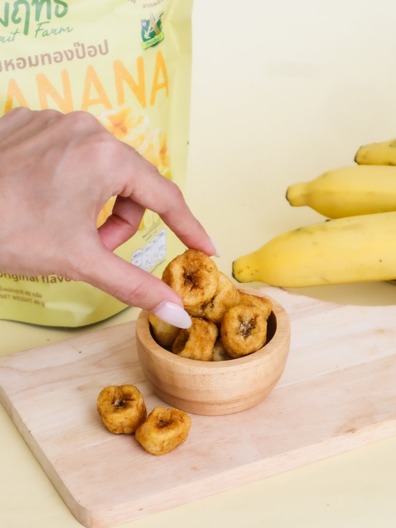 กล้วยหอมทองป๊อป ตรา สวนสัมฤทธิ์