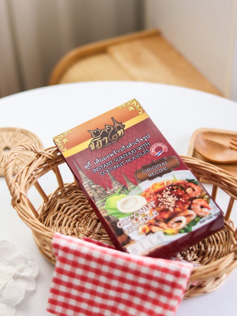 สุกี้ เส้นมะพร้าว กึ่งสำเร็จรูป ตรา ชฎาไท