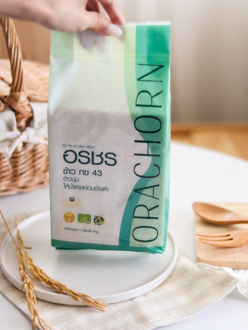 ข้าว กข. 43 ขนาด 1 กิโลกรัม ตรา อรชร