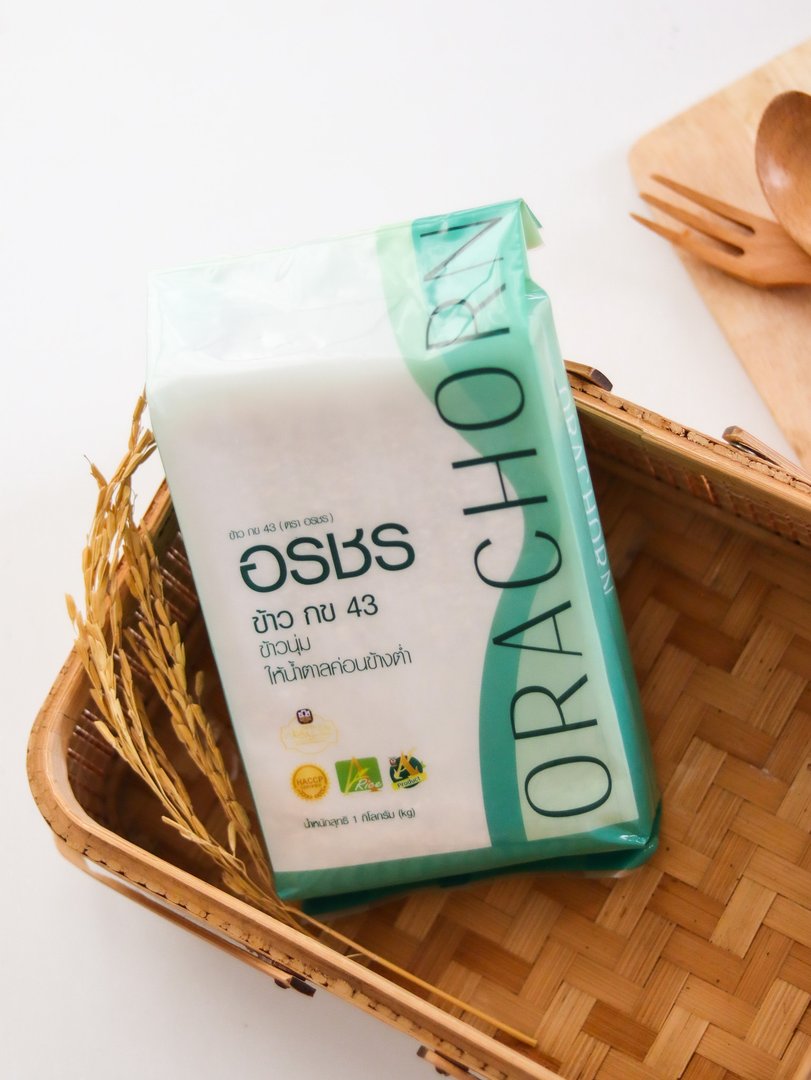 ข้าว กข. 43 ขนาด 1 กิโลกรัม ตรา อรชร