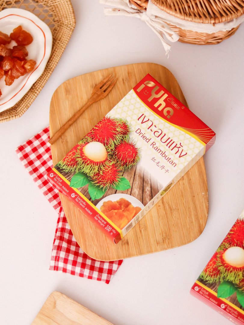 เงาะอบแห้ง ขนาด 100 กรัม ตรา อัยยะ