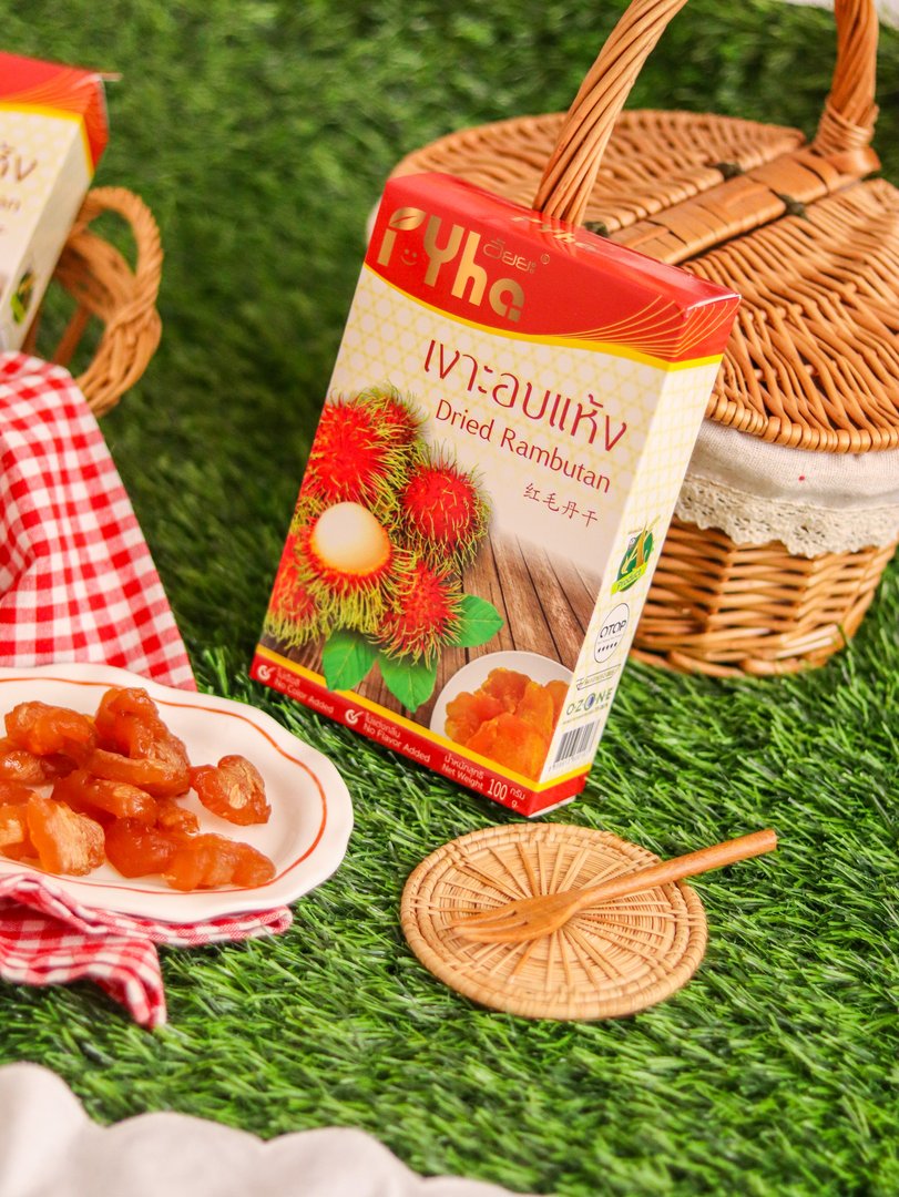 เงาะอบแห้ง ขนาด 100 กรัม ตรา อัยยะ