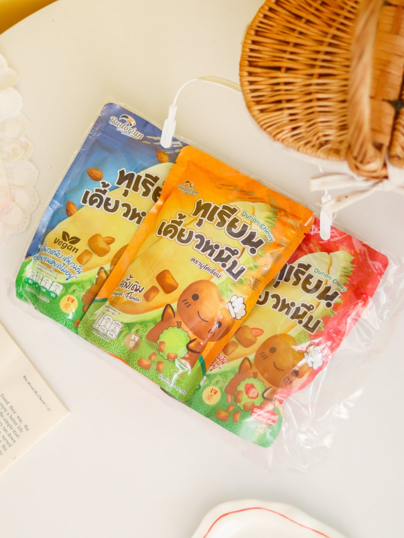 ทุเรียนเคี้ยวหนึบ ขนาด 49 กรัม ตรา บูโดเรียน