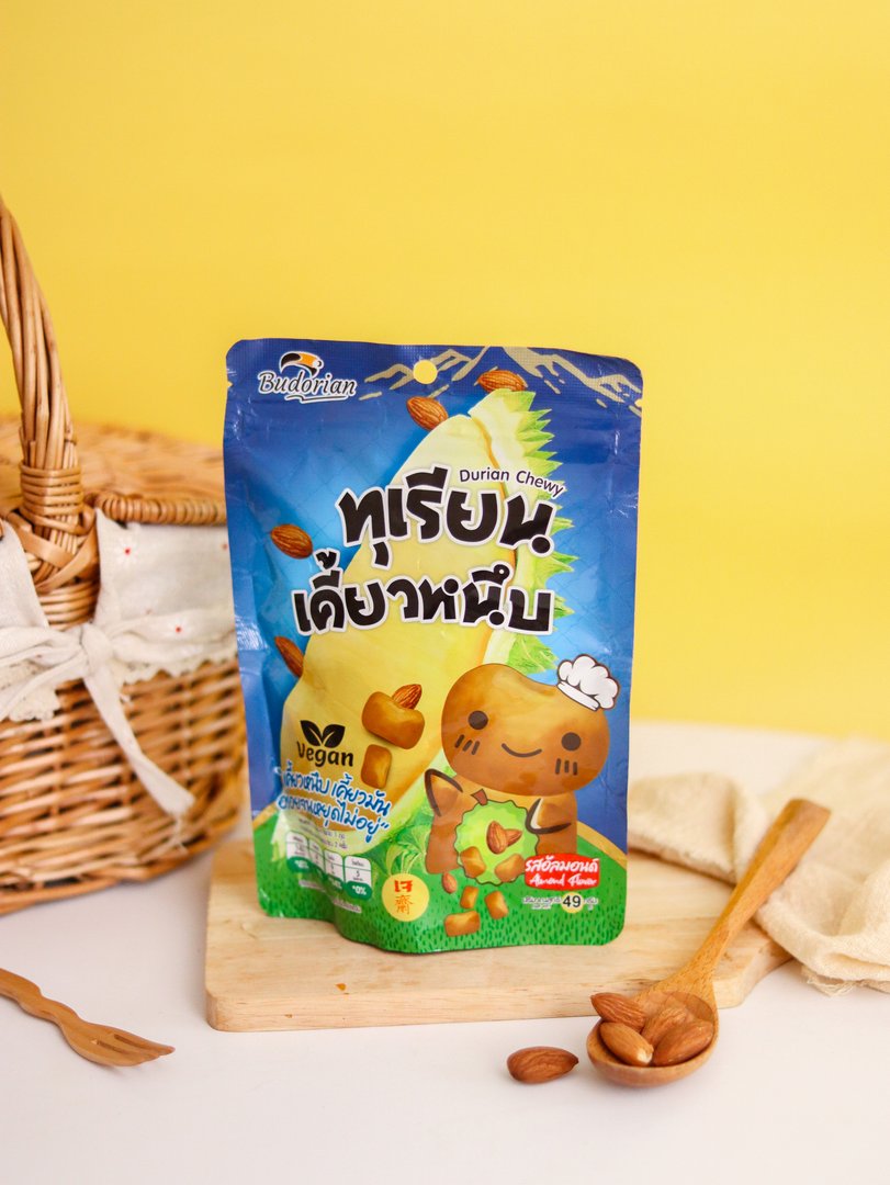 ทุเรียนเคี้ยวหนึบ ขนาด 49 กรัม ตรา บูโดเรียน