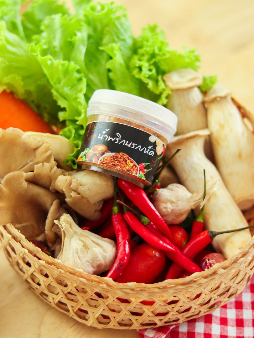 น้ำพริกนรกเห็ด ตรา มัชใจ