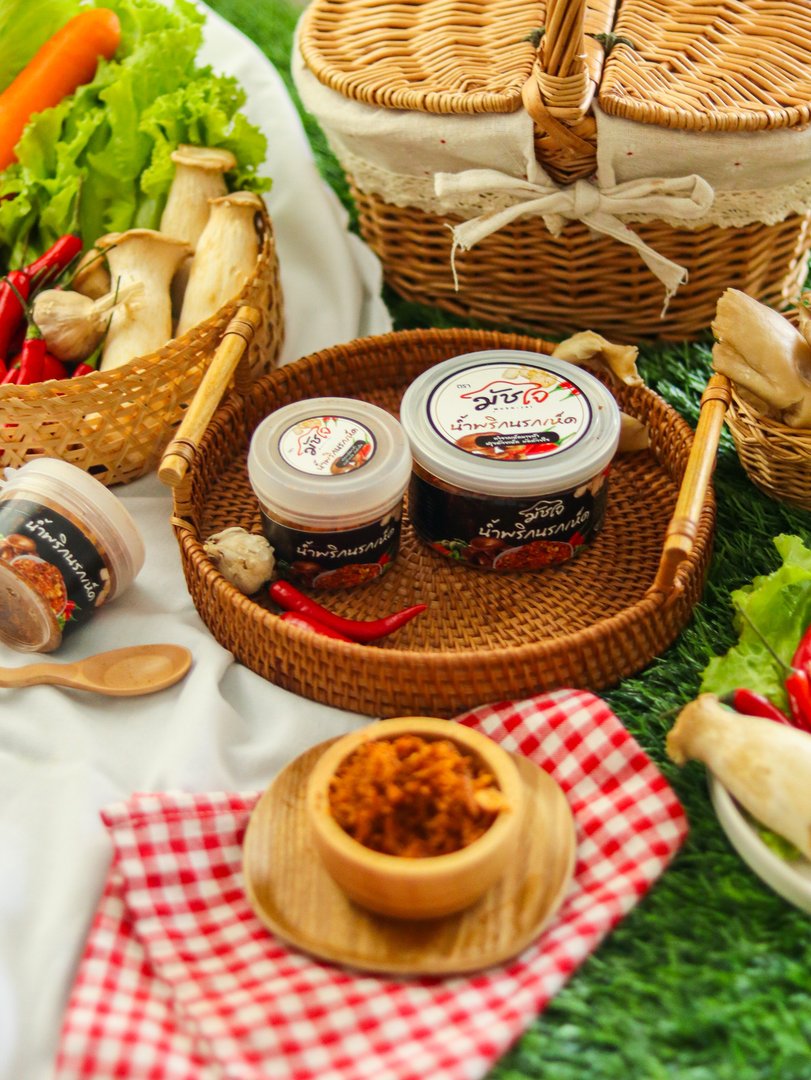 น้ำพริกนรกเห็ด ตรา มัชใจ