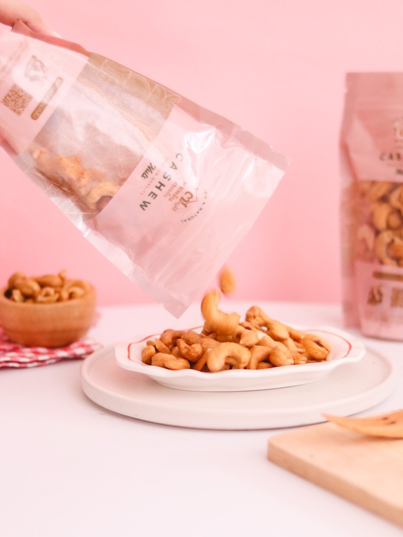 เม็ดมะม่วงหิมพานต์ รส ทอดแยกเกลือ ตรา บ้าน ๗ หลังพาเพลิน จ.สระแก้ว