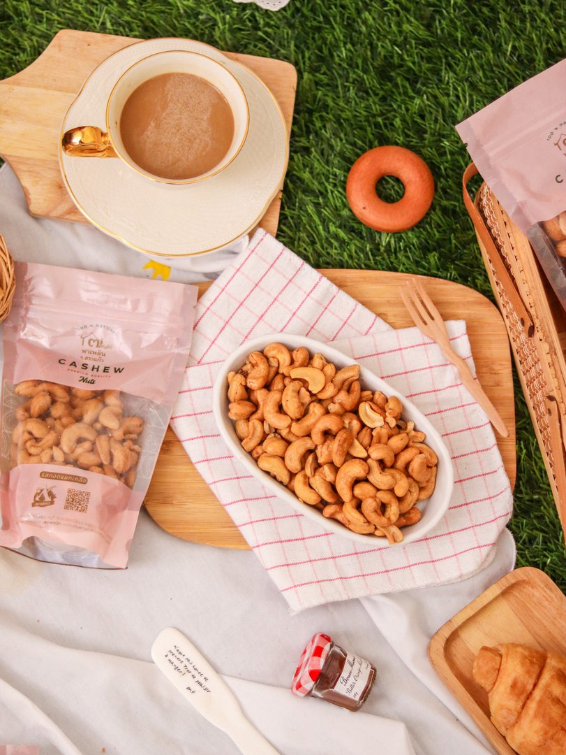 เม็ดมะม่วงหิมพานต์ รส ทอดแยกเกลือ ตรา บ้าน ๗ หลังพาเพลิน จ.สระแก้ว